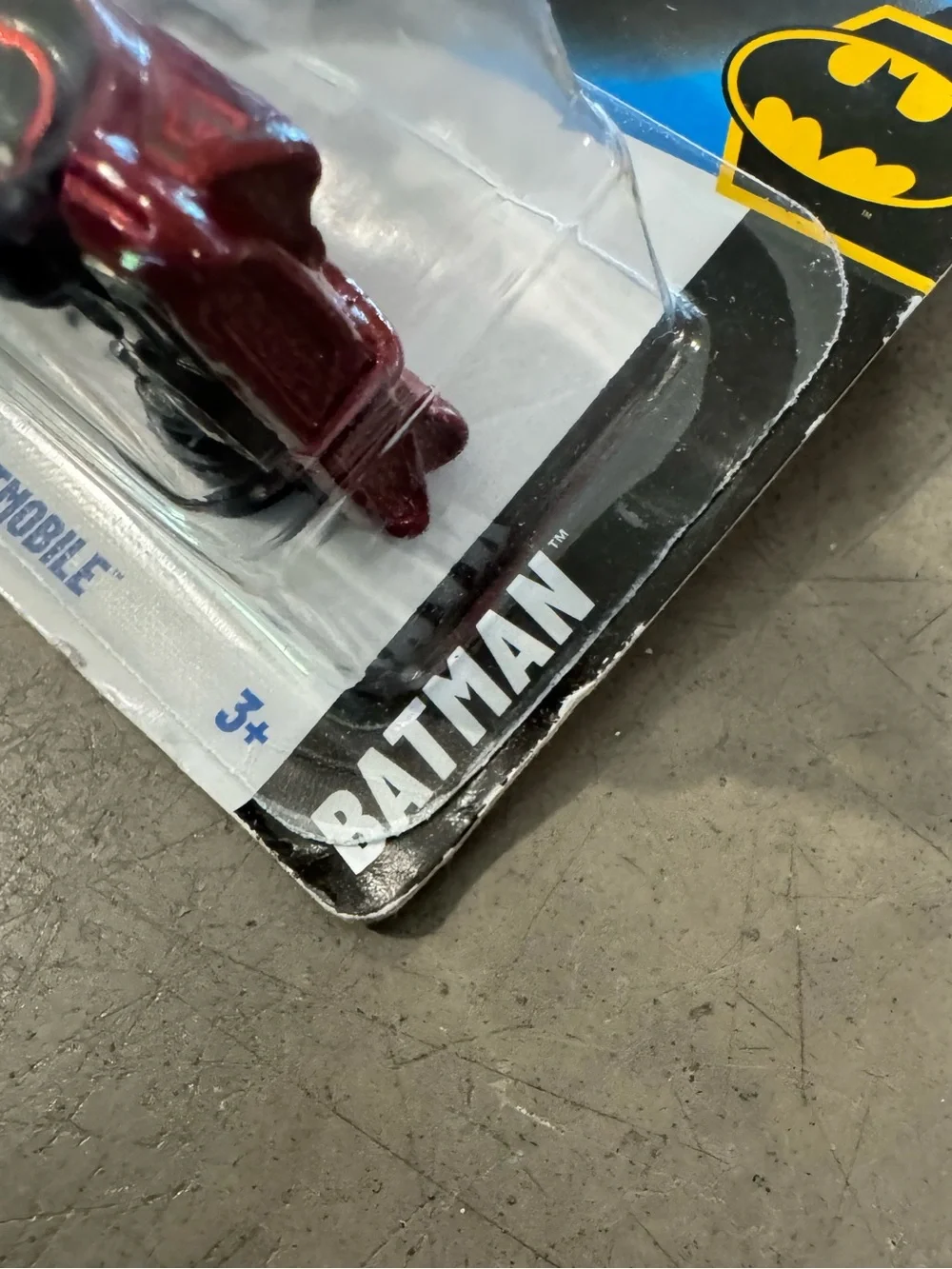 Hot Wheels Batman Red TV series Batmobile Toy Car- collect them all!